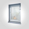 Plexiglas Plexiglasscheibe mit Loch für Klimaanschluss Fensterdurchführung Fenster Acrylglas Fensterabluftscheibe Klimagerät