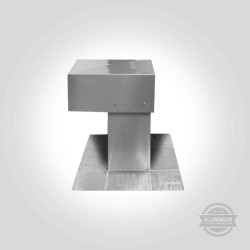 DACHAUSTRITT Flachdach für Leiterbahnen - Aluminium