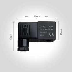 Spule zu Ventil 24V inkl. Stecker zu pneumatischem Schieber