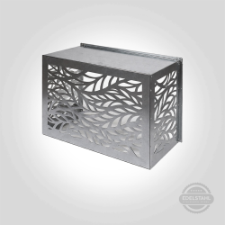 Abdeckdesignbox Abdeckbox Designbox Outdoor Indoor weiss Edelstahlt V2A anthrazit Klimaabdeckung Gebäudeabdeckung
