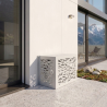 Abdeckdesignbox Abdeckbox Designbox Outdoor Indoor weiss Edelstahlt V2A anthrazit Klimaabdeckung Gebäudeabdeckung