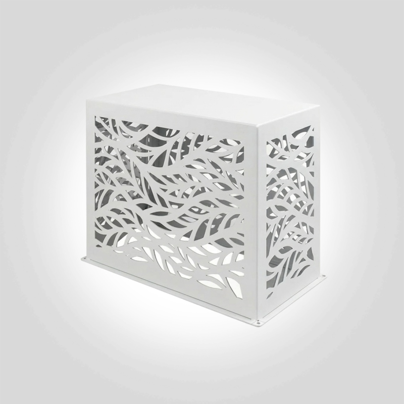 Abdeckdesignbox Abdeckbox Designbox Outdoor Indoor weiss Edelstahlt V2A anthrazit Klimaabdeckung Gebäudeabdeckung