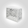 Abdeckdesignbox Abdeckbox Designbox Outdoor Indoor weiss Edelstahlt V2A anthrazit Klimaabdeckung Gebäudeabdeckung