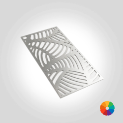 Abdeckgitter Design Designgitter rechteckig auch mit Lackierung Dekogitter Alunimium Stahl