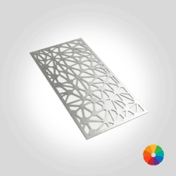 Abdeckgitter Design Designgitter rechteckig auch mit Lackierung Dekogitter Alunimium