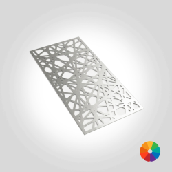 Abdeckgitter Design Designgitter rechteckig auch mit Lackierung Dekogitter Alunimium