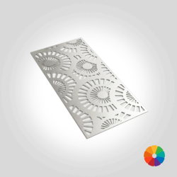 Abdeckgitter Design Designgitter rechteckig auch mit Lackierung Dekogitter Alunimium stahl