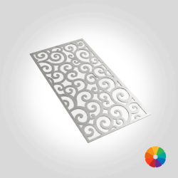 Abdeckgitter Design Designgitter rechteckig auch mit Lackierung Dekogitter Alunimium