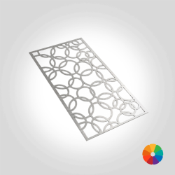 Abdeckgitter Design Designgitter rechteckig auch mit Lackierung Dekogitter Alunimium