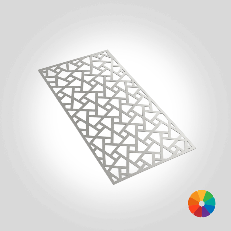 Abdeckgitter Design Designgitter rechteckig auch mit Lackierung Dekogitter Alunimium