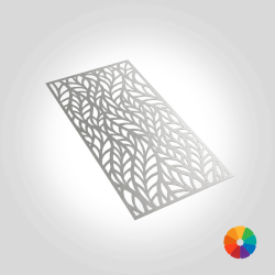 Abdeckgitter Design Designgitter rechteckig auch mit Lackierung Dekogitter Alunimium