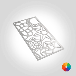 Abdeckgitter Design Designgitter rechteckig auch mit Lackierung Dekogitter Alunimium