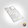 Abdeckgitter Design Designgitter rechteckig auch mit Lackierung Dekogitter Alunimium
