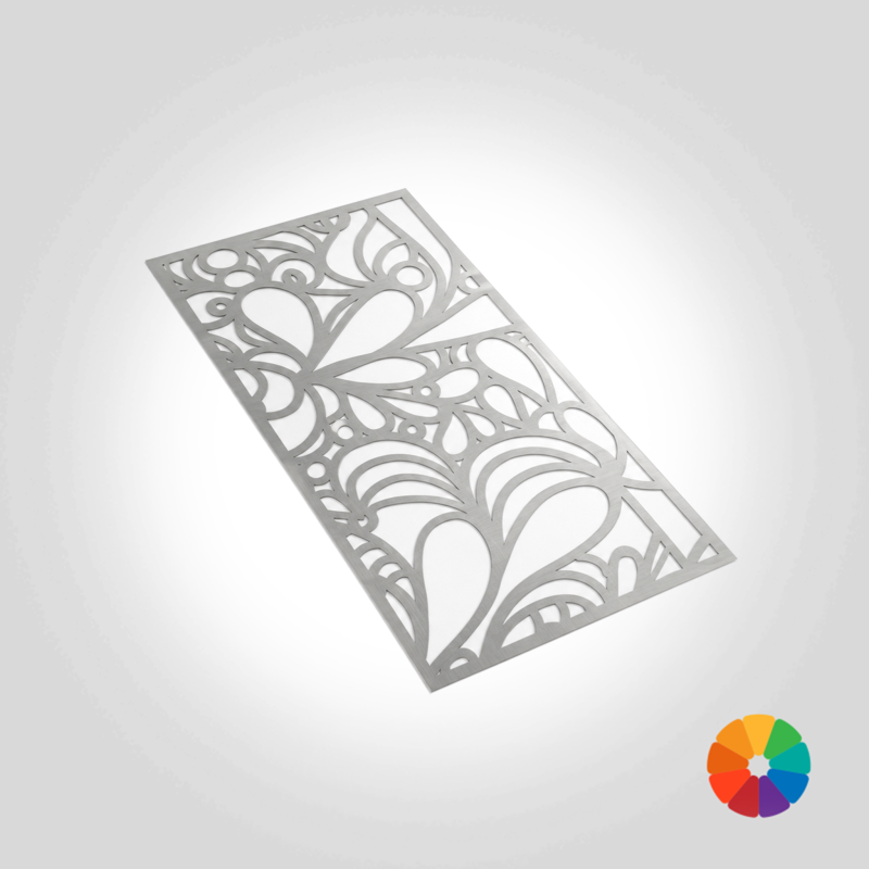 Abdeckgitter Design Designgitter rechteckig auch mit Lackierung Dekogitter Alunimium