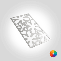 Abdeckgitter Design Designgitter rechteckig auch mit Lackierung Dekogitter Alunimium