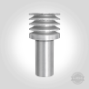 LAMELLENHUT rund mit Abschlusstrichter Typ CT Aluminium
