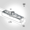 Grundplatte für Konpf-System verzinkt - Gewinde 1/2 " | 21 mm