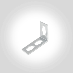 Winkel-Verbinder mittel| Eck-Verbinder 90° für Knopf-System verzinkt