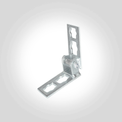 Gelenk-Verbinder 0-90° längs für Konpf-System verzinkt 41 mm