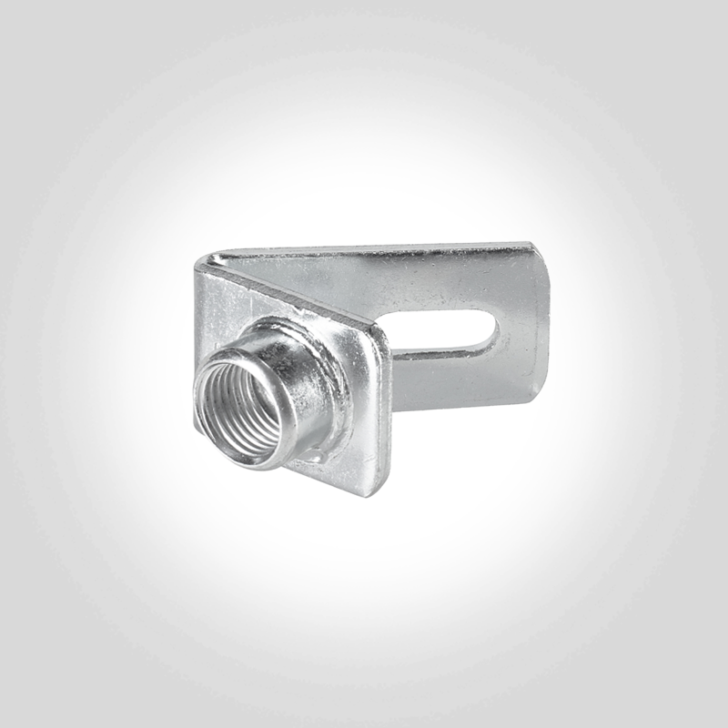 Konsolen-Stützwinkel 45° eckig mit 1/2" Innengewind verzinkt.