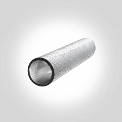 Lüftungsrohr Lüftungsglattrohr Glattrohr isoliert Aluminium beschichtet auf Mass Längsnahtrohr