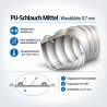 Der AS Antistatischer Polyurethanschlauch PU-Schlauch mit 0,7 mm mittelschwer mittel